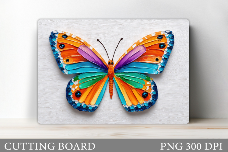 Butterfly Cutting Board Design. Butterfly Sublimation