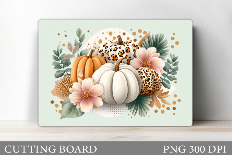 Pumpkin Cutting Board Design. Pumpkin Sublimation