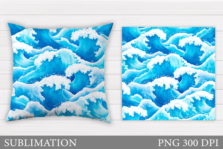Sea Pillow Sublimation. Sea Pillow Design