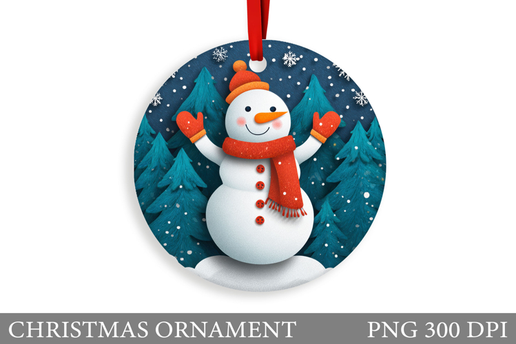 Cute Snowman Clipart Image 2