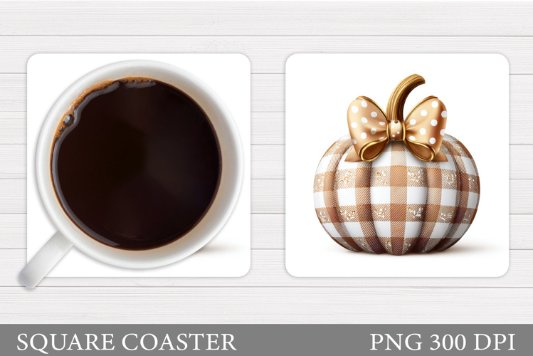 Fall Pumpkin Coaster. Fall Coaster Sublimation