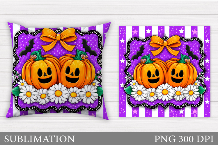 Halloween Pumpkin Pillow. Halloween Pillow Design