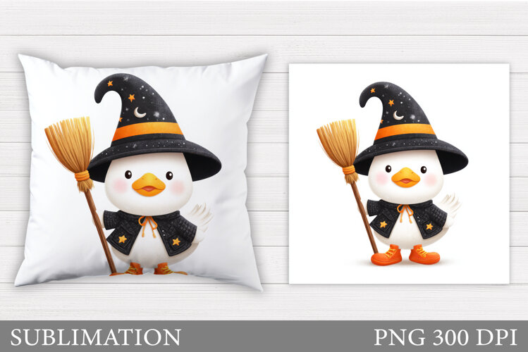 Halloween Goose Pillow Sublimation. Halloween Pillow Design example image 1