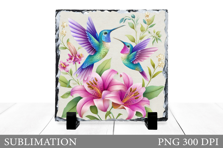 Hummingbird Sublimation. Hummingbird Slate Design