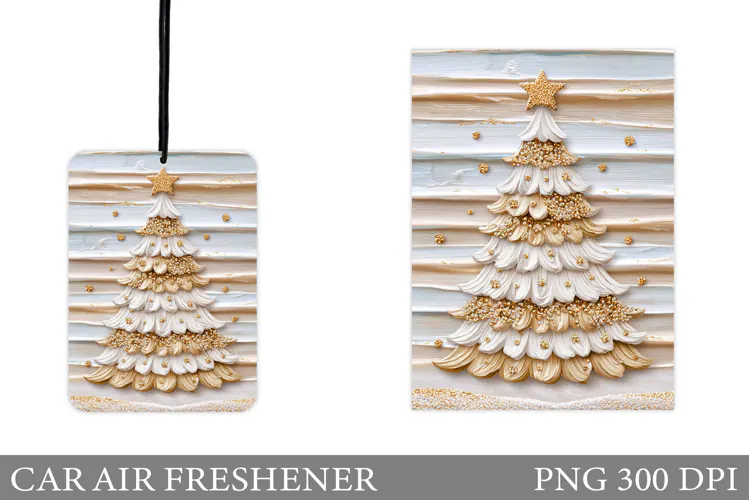 Christmas Tree Car Air Freshener. Winter Car Air Freshene