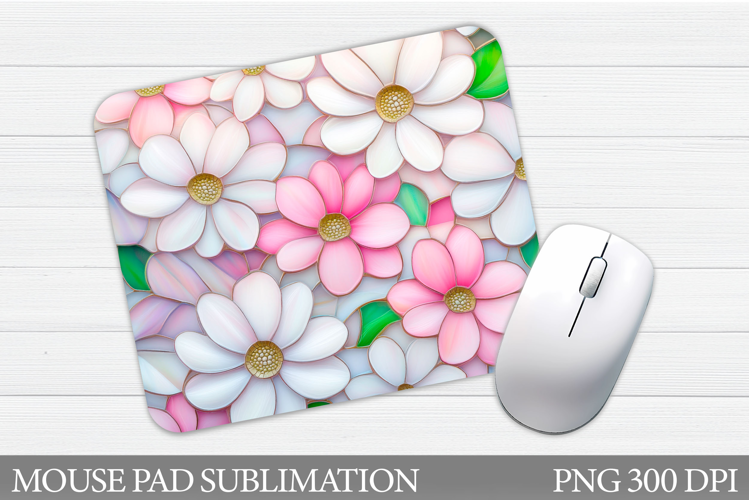 Floral Mouse Pad Design. Flowers Mouse Pad Sublimation