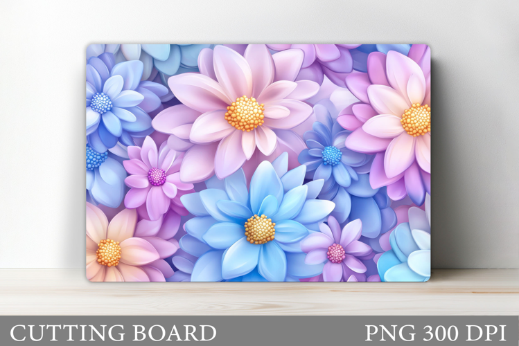 Flowers Cutting Board. Floral Cutting Board Sublimation