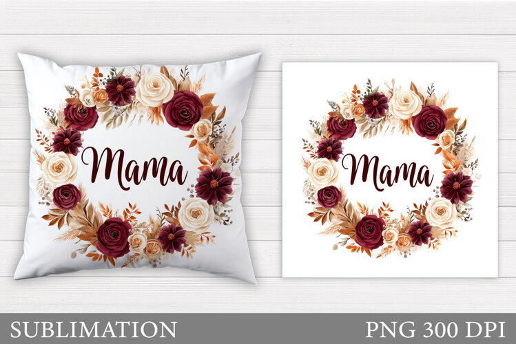Mother's Day Sublimation. Mother's Day Pillow Sublimation example image 1