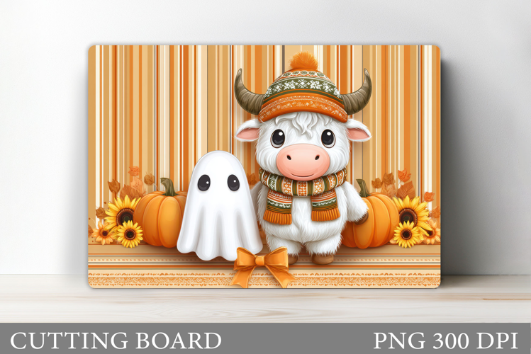 Halloween Cow Cutting Board. Halloween Cutting Board Design
