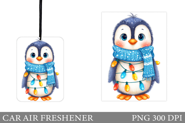 Cute Penguin Car Air Freshener. Christmas Car Air Freshener