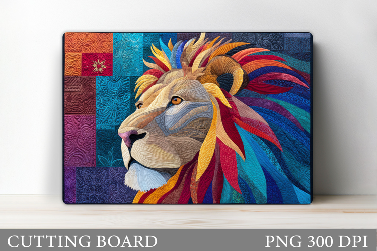 Lion Cutting Board Design. Lion Sublimation