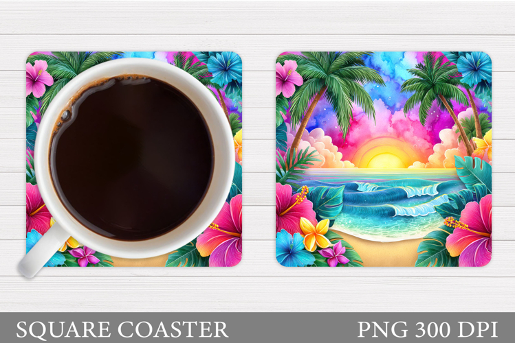 Sea Coaster Design. Sea Sublimation example image 1