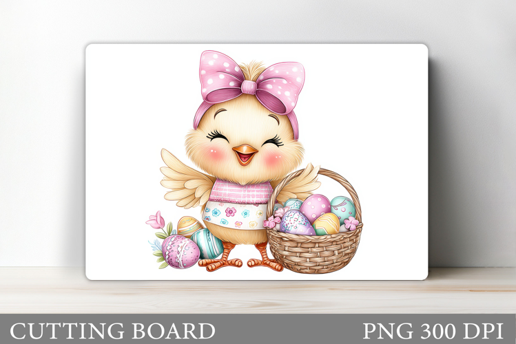 Easter Chick Cutting Board. Easter Cutting Board Design