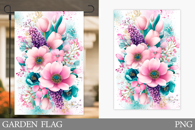 Garden Flag Sublimation Designs
