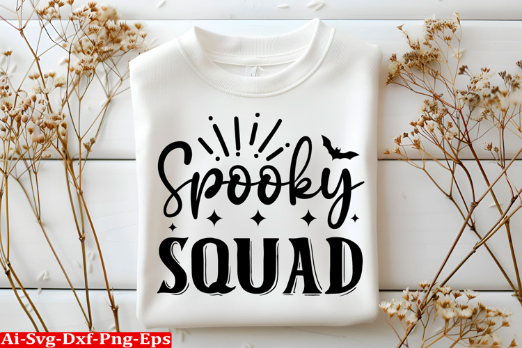 Spooky Squad Halloween SVG Design