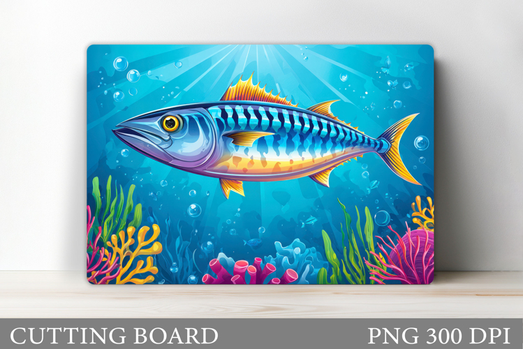 Fish Cutting Board Design. Fish Sublimation