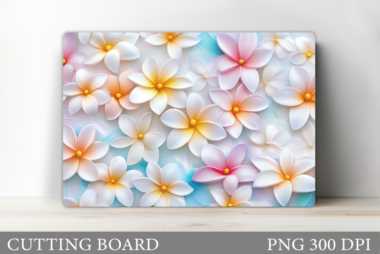 Floral Cutting Board Design. Flowers Cutting Board
