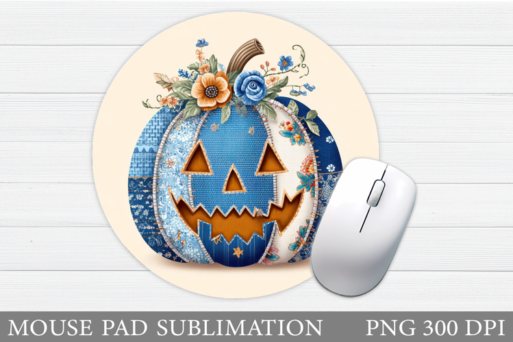 Halloween Pumpkin Mouse Pad. Halloween Mouse Pad Design