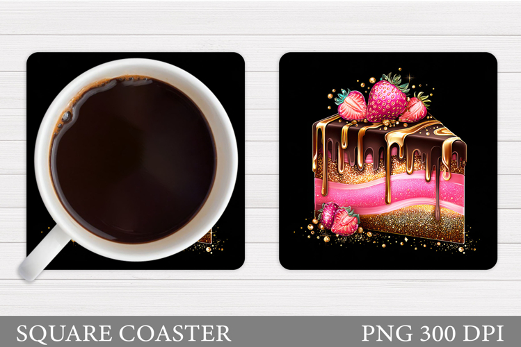 Cake Coaster Design. Cake Sublimation