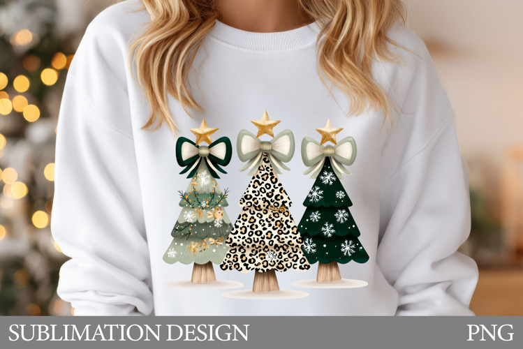 Christmas Tree Sublimation. Christmas Tree T-Shirt Design