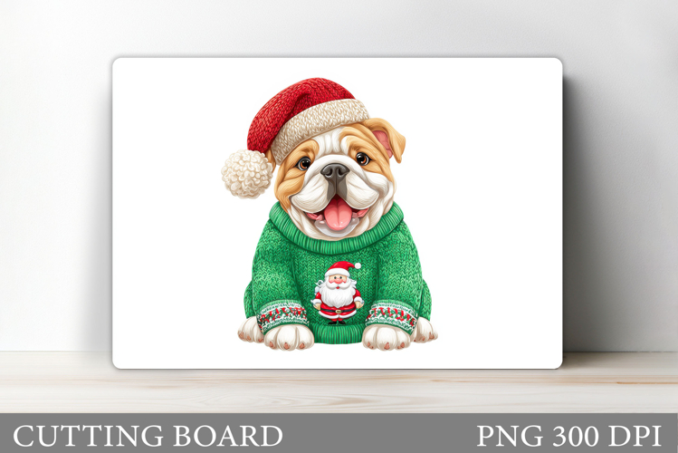 Christmas Dog Cutting Board. Christmas Cutting Board Design