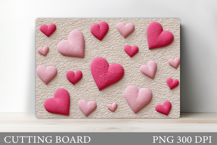 Hearts Cutting Board Design. Hearts Kitchen Cutting Board