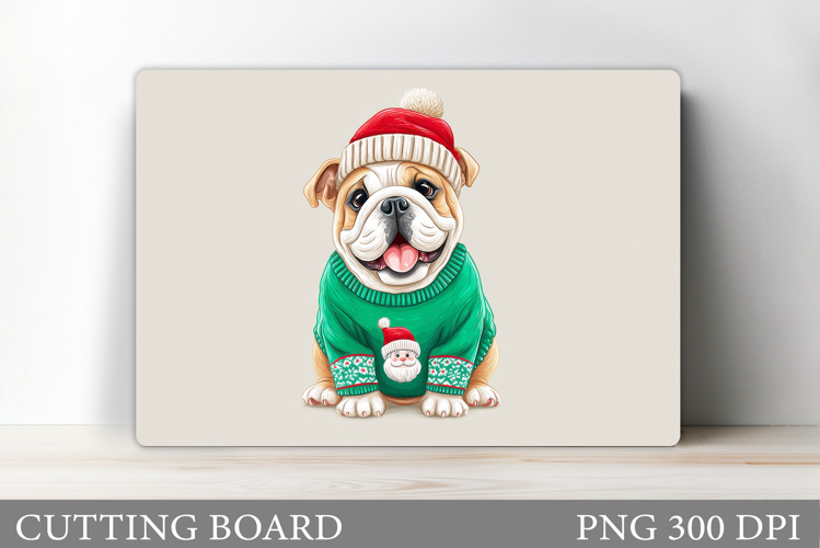 Christmas Dog Cutting Board. Christmas Cutting Board Design