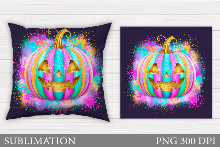 Halloween Pumpkin Pillow. Halloween Pillow Design