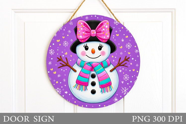 Christmas Snowman Clipart Image 9