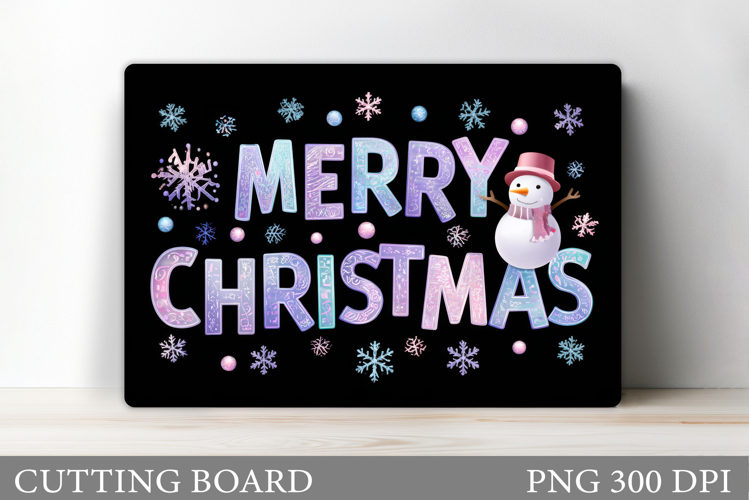 Merry Christmas Cutting Board. Christmas Cutting Board