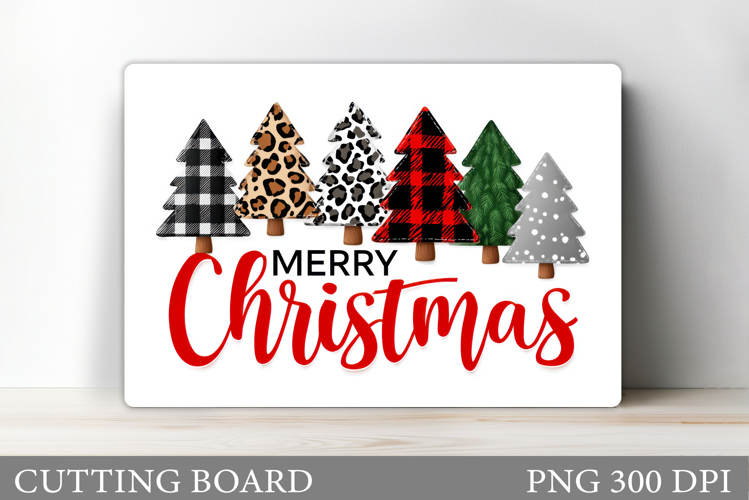 Christmas Tree Cutting Board. Christmas Tree Sublimation
