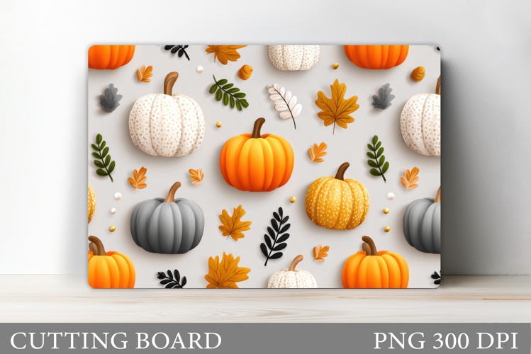 Fall Pumpkin Cutting Board. Fall Cutting Board Sublimation
