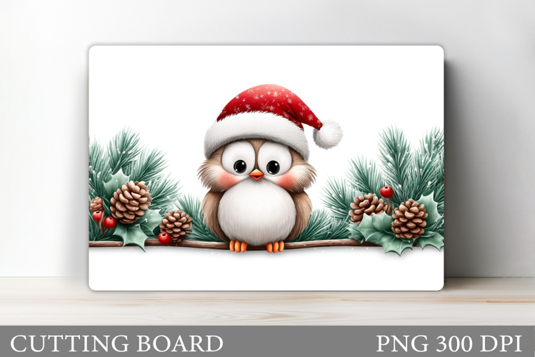 Christmas Bird Cutting Board. Christmas Cutting Board Design