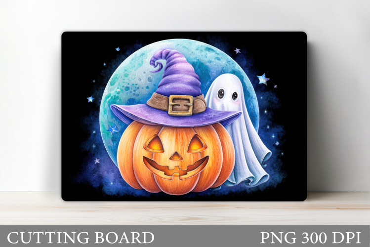 Halloween Cutting Board. Pumpkin Cutting Board Sublimation
