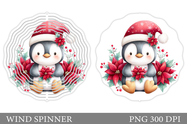 Christmas Penguin Clipart Image 7