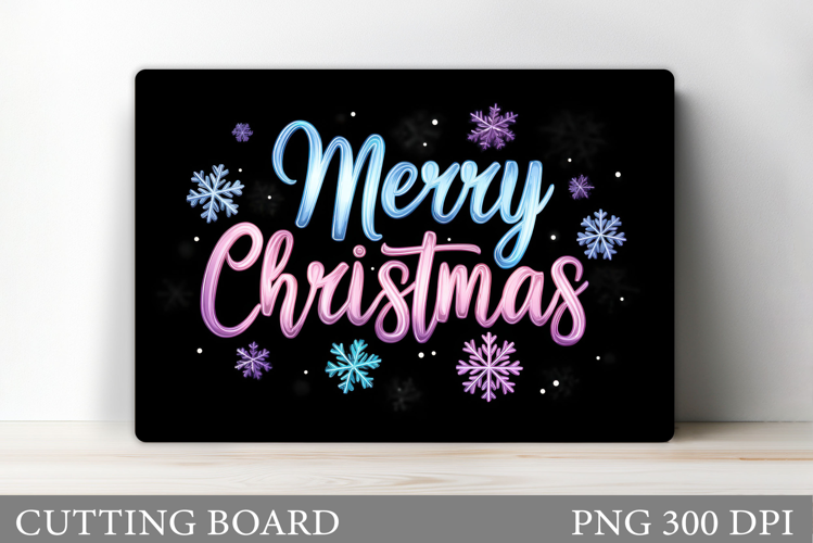 Merry Christmas Cutting Board. Christmas Cutting Board