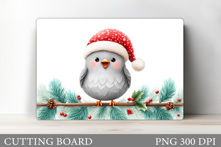 Christmas Bird Cutting Board. Christmas Cutting Board Design