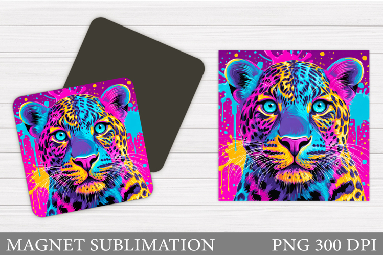 Leopard Magnet Design. Leopard Sublimation