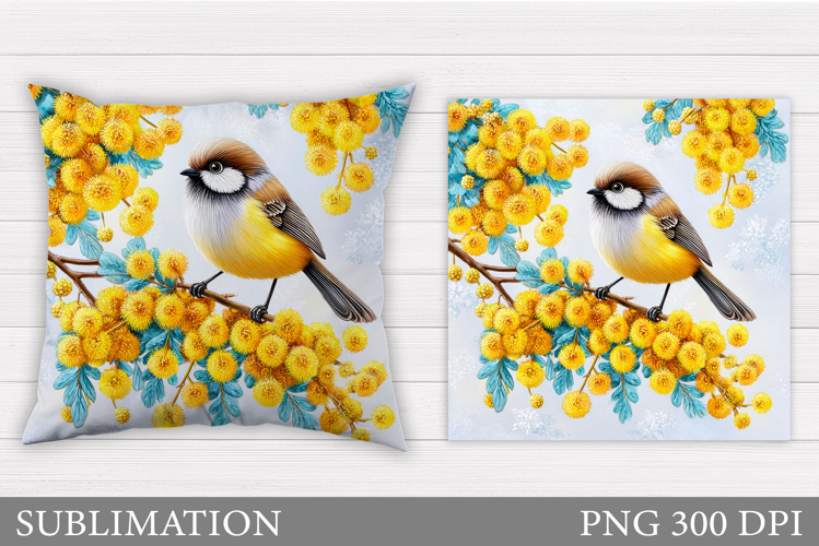 Bird Pillow Design. Bird Sublimation