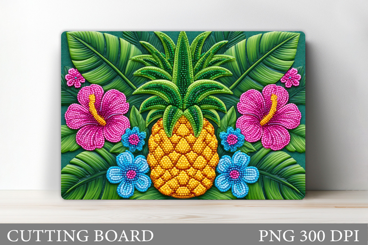 Pineapple Cutting Board. Summer Cutting Board Sublimation