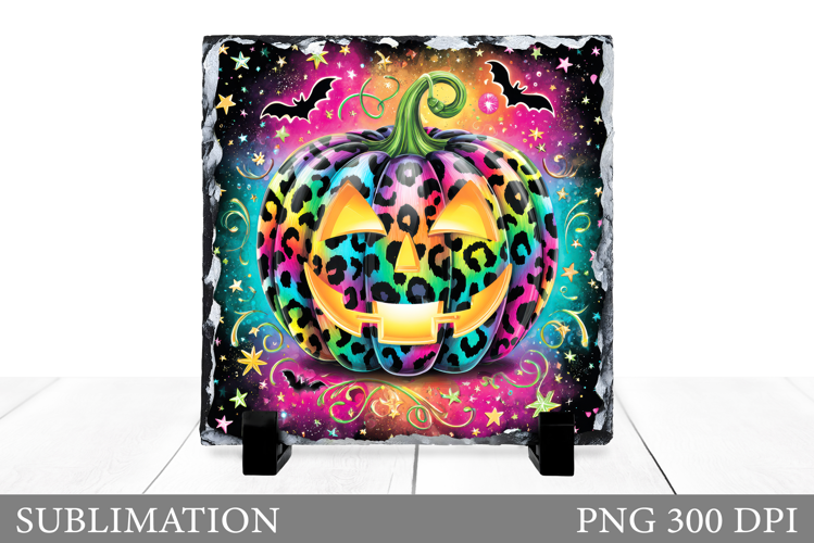 Halloween Pumpkin Slate Design. Halloween Slate Sublimation