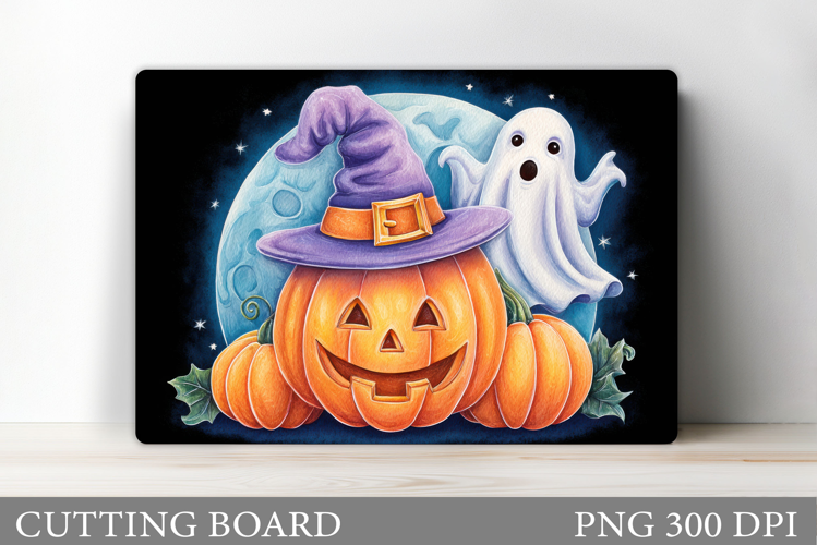 Halloween Pumpkin Cutting Board. Halloween Cutting Board