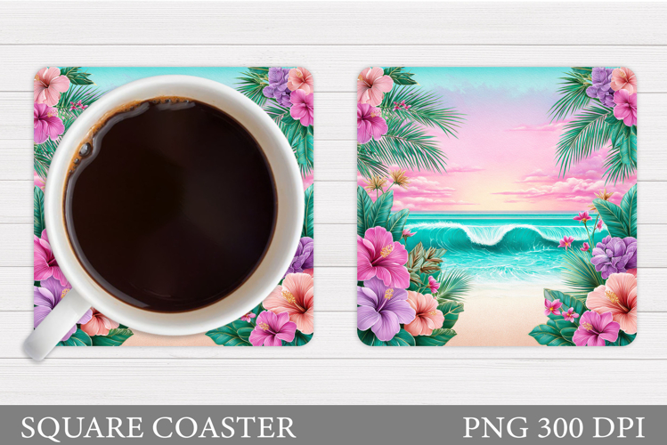 Sea Coaster Design. Sea Sublimation