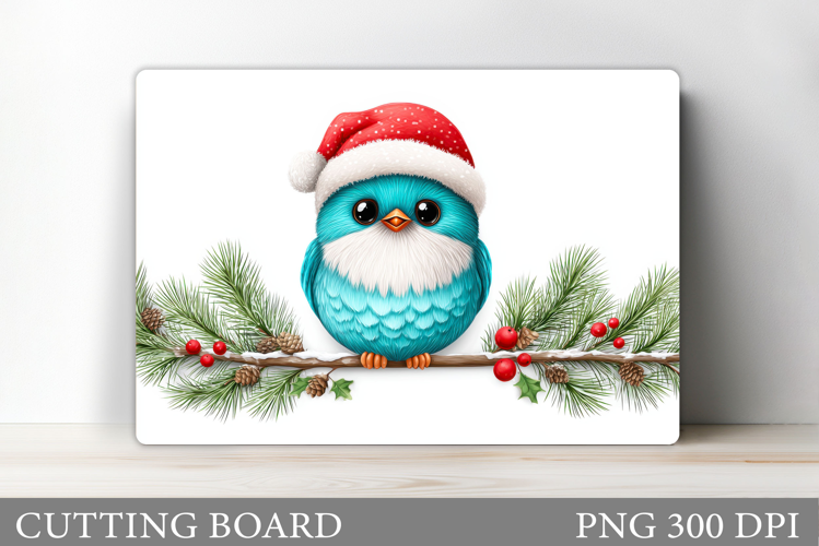 Christmas Bird Cutting Board. Christmas Cutting Board Design