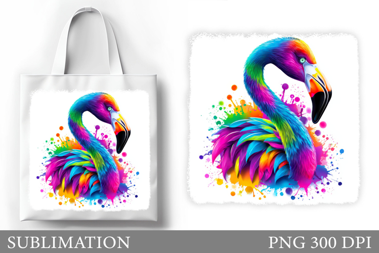 Flamingo Tote Bag Sublimation. Flamingo Sublimation