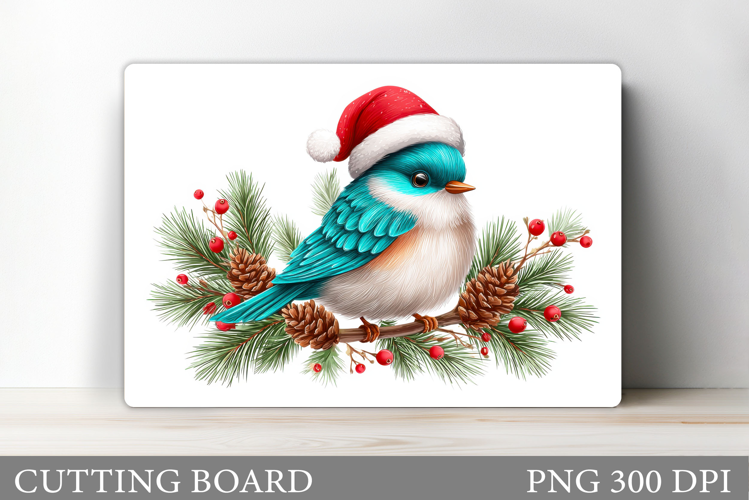 Christmas Bird Cutting Board. Christmas Cutting Board Design