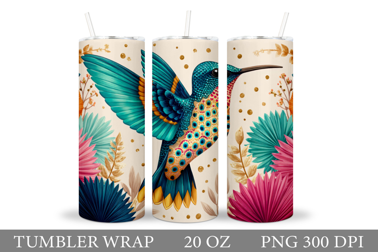 Hummingbird Tumbler Design. Hummingbird Sublimation