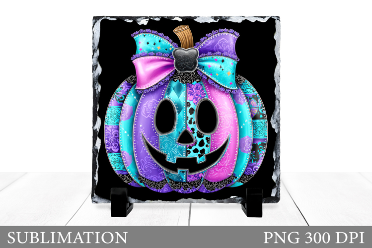 Halloween Pumpkin Slate Design. Halloween Slate Sublimation