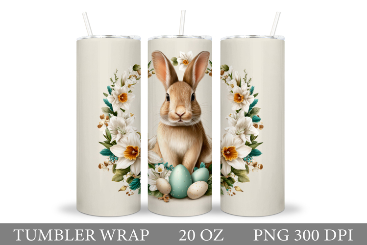 Easter Bunny Tumbler Design. Easter Tumbler Sublimation