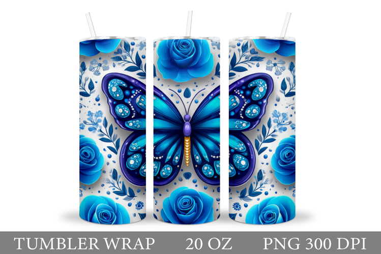 Blue Butterfly Clipart Image 18